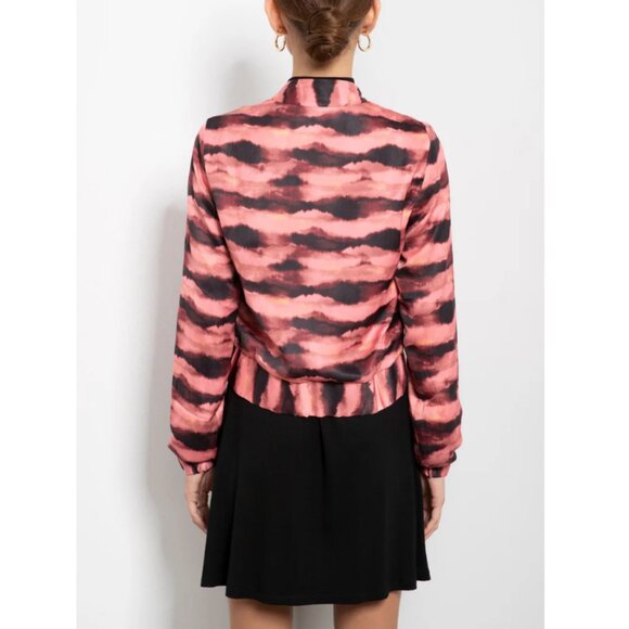 Tart Women's Watercolor Sky Bomber Style Mindi Jacket - Picture 2 of 5